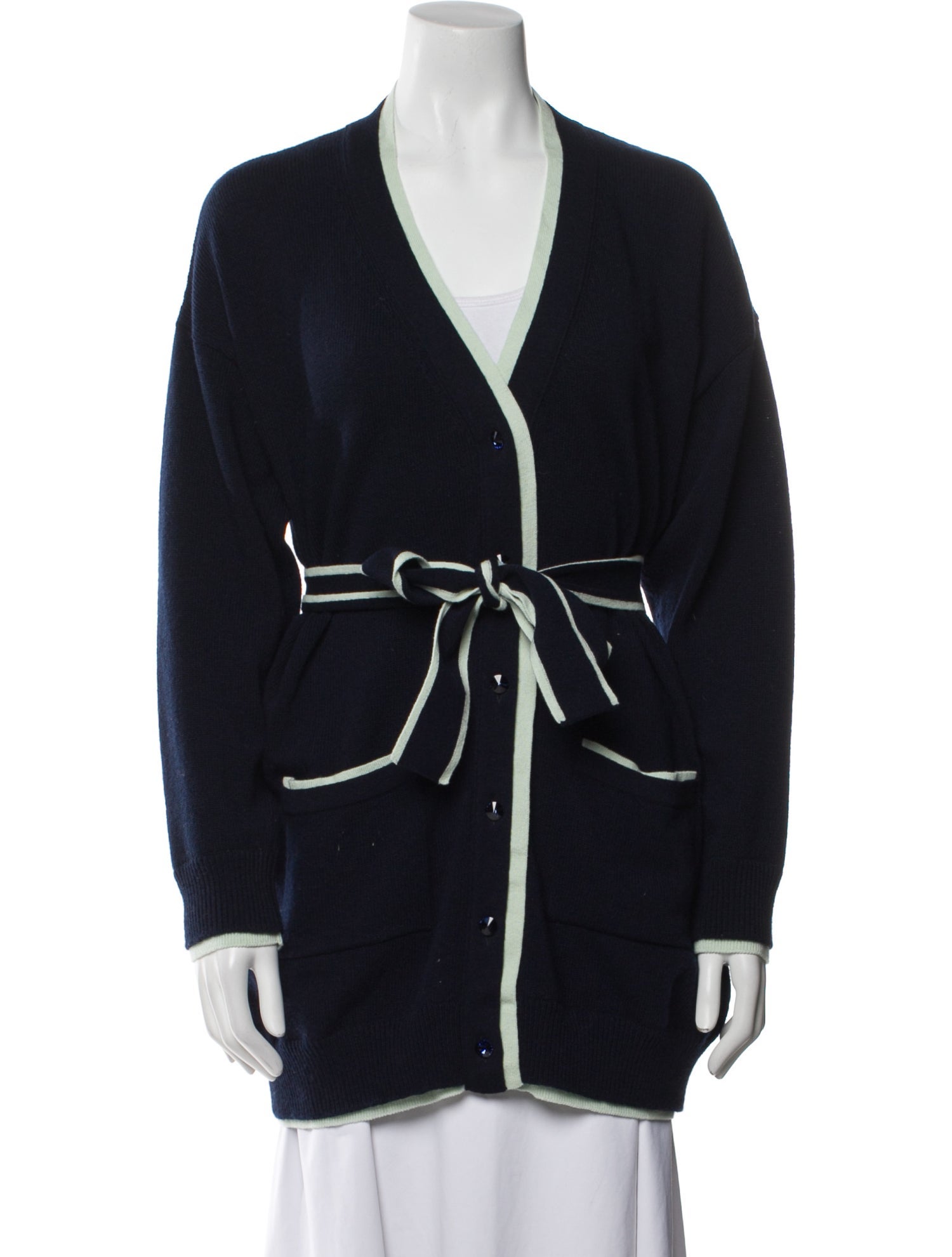 Le Lion Virgin Wool V-Neck Sweater