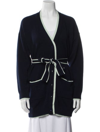 Le Lion Virgin Wool V-Neck Sweater