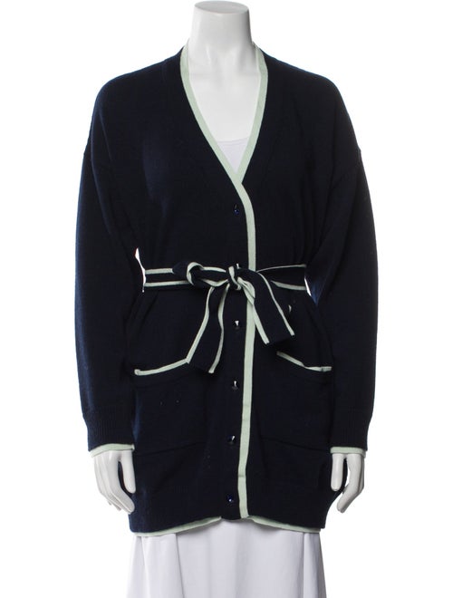 Le Lion Virgin Wool V-Neck Sweater