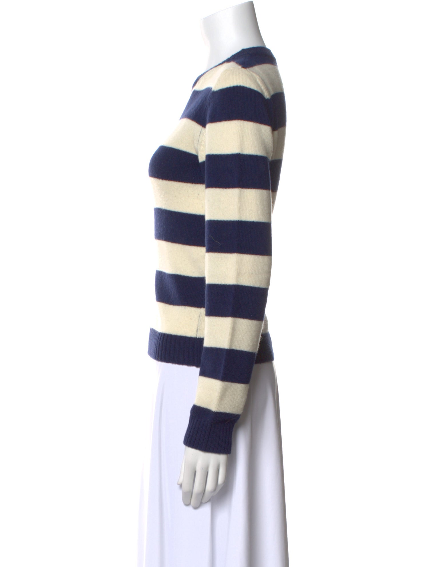 Le Lion Virgin Wool Striped Sweater