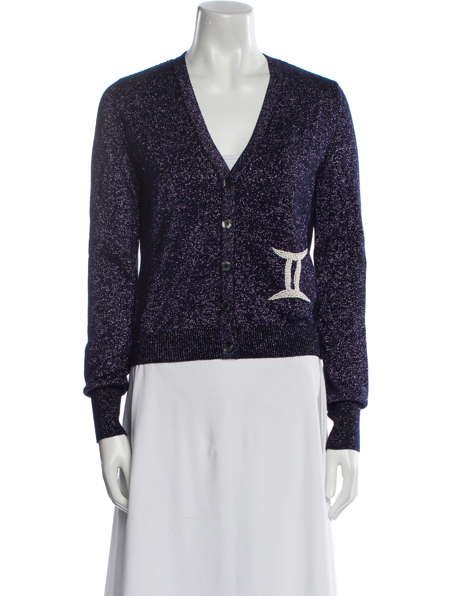 Le Lion Wool V-Neck Sweater