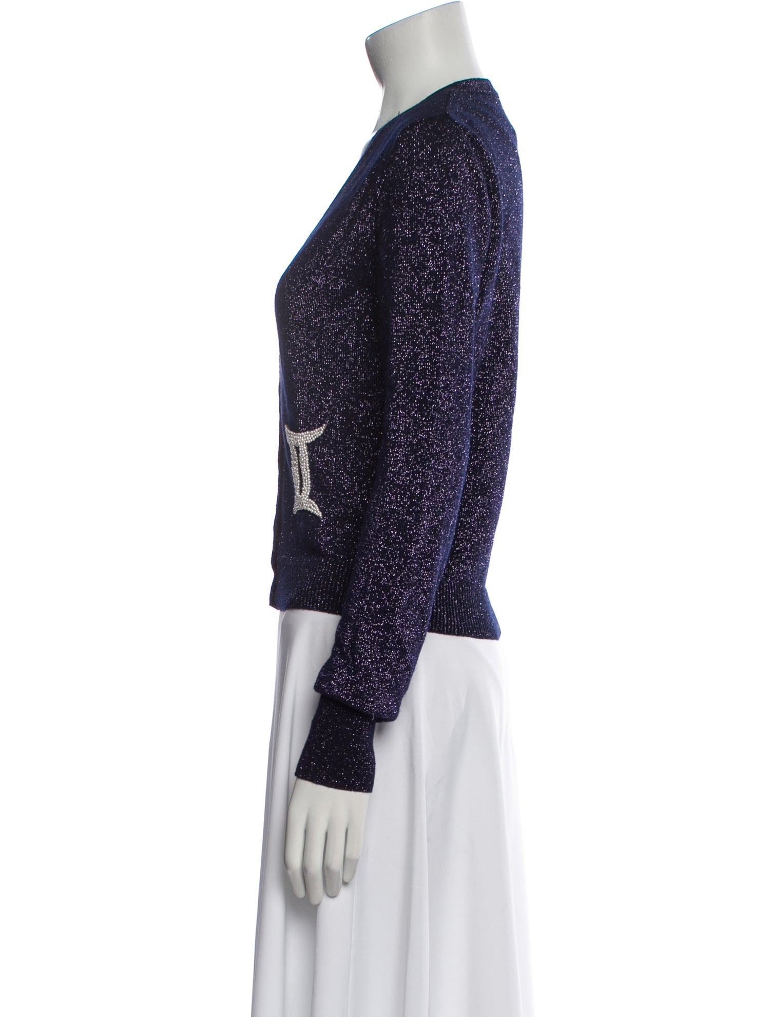 Le Lion Wool V-Neck Sweater