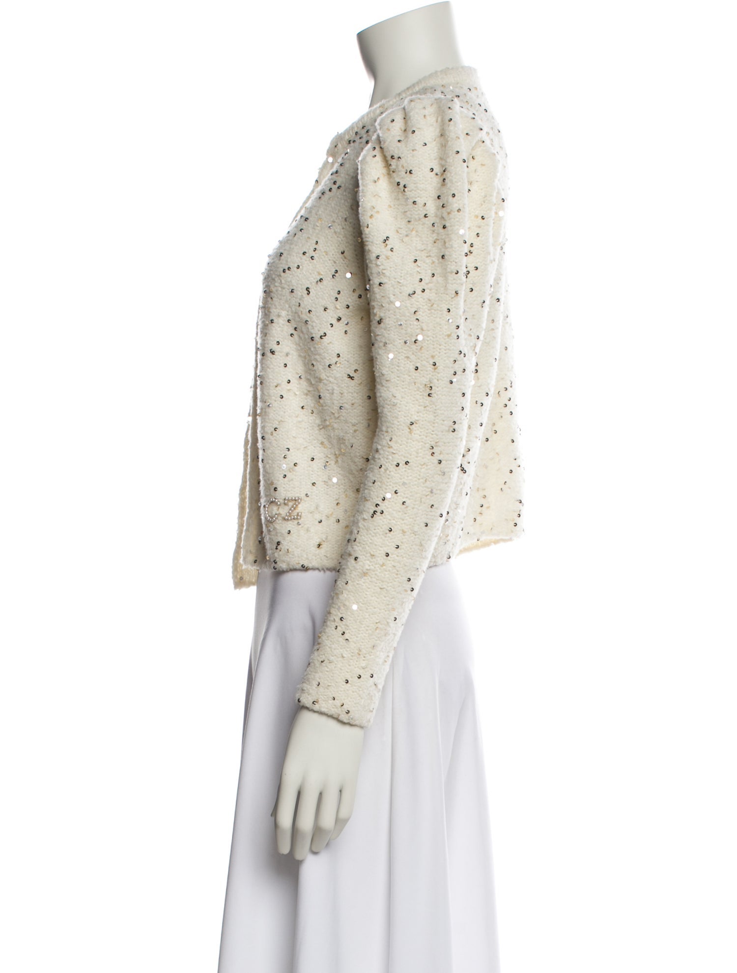 Le Lion Virgin Wool Open Front Sweater