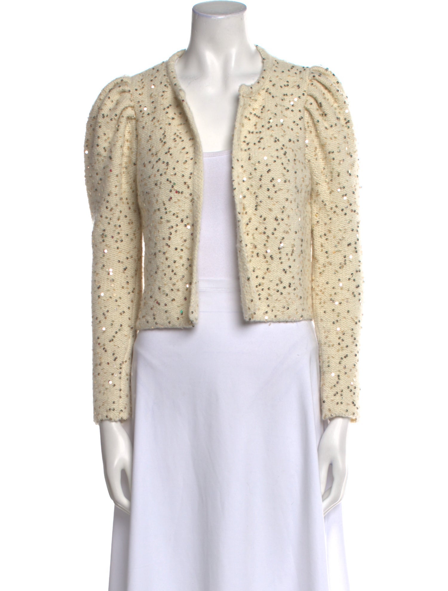 Le Lion Virgin Wool Open Front Sweater