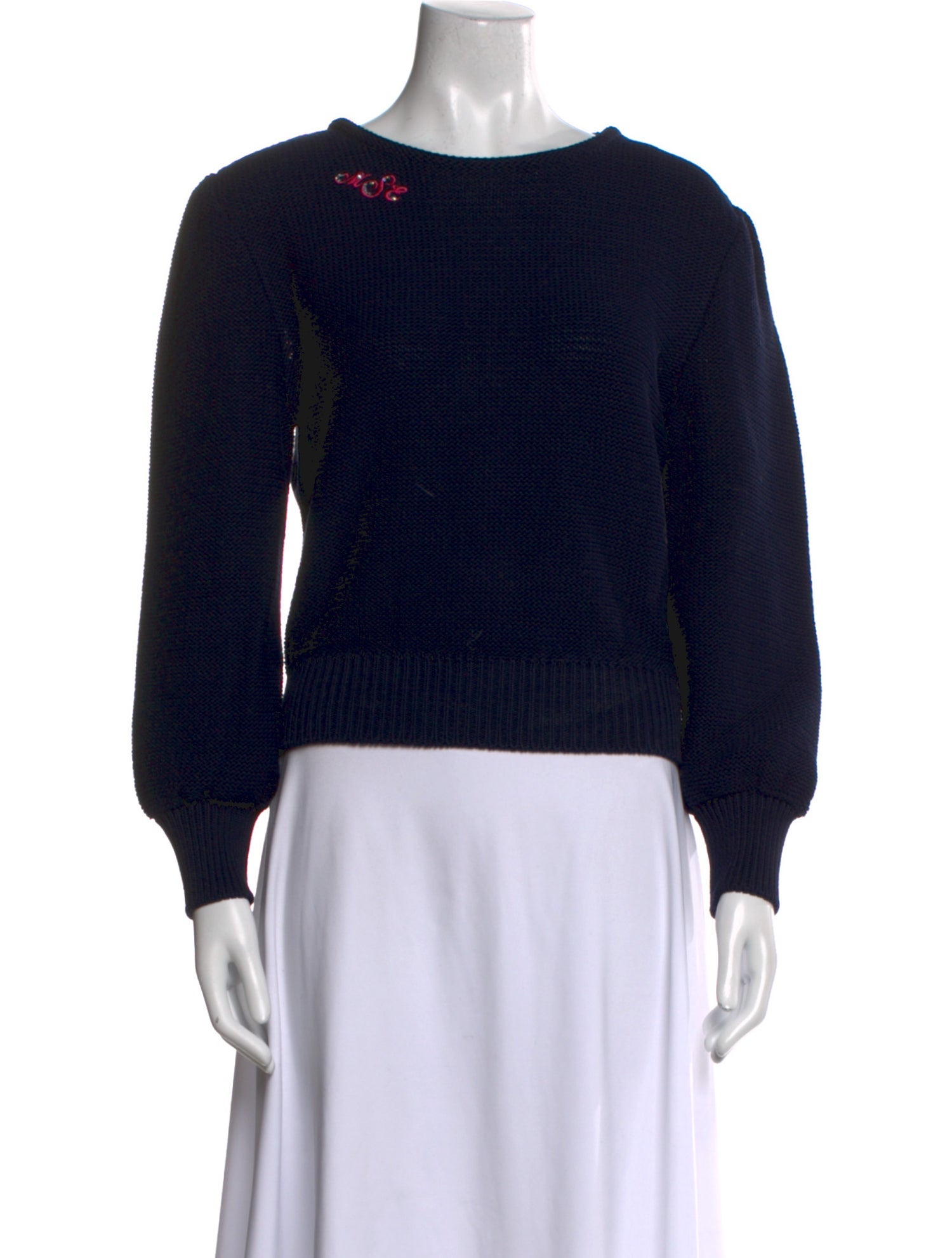 Le Lion Scoop Neck Sweater