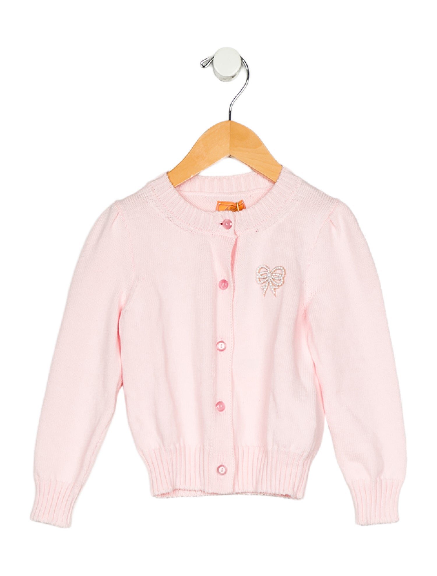 Le Lion Girls' Cotton Knit Cardigan