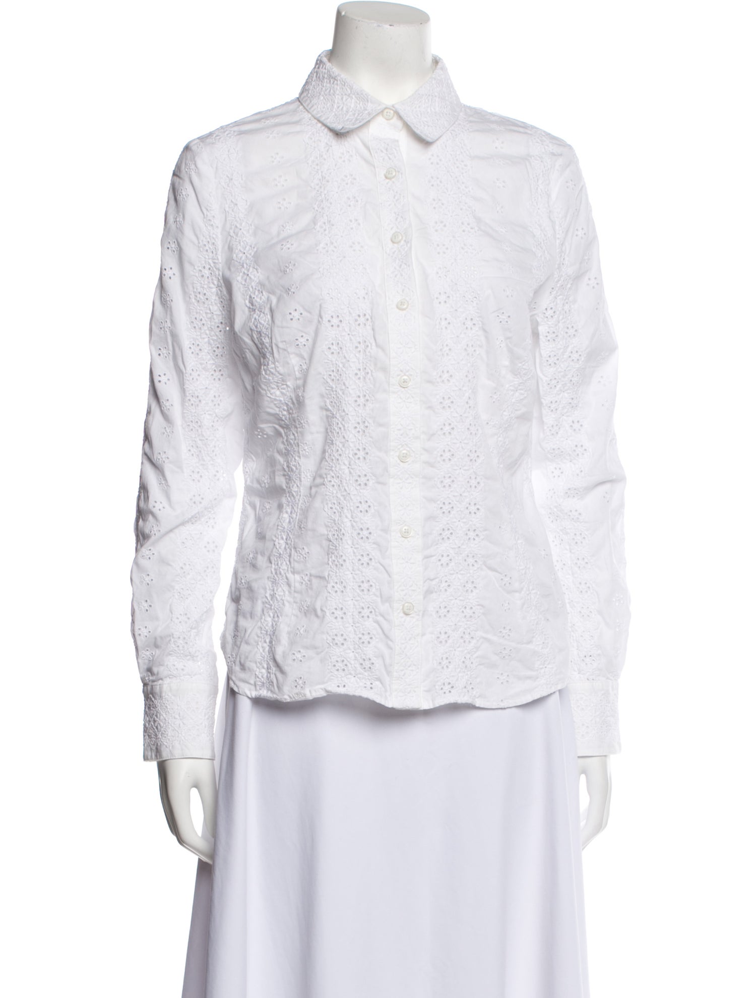 Lena Hoschek Long Sleeve Button-Up Top