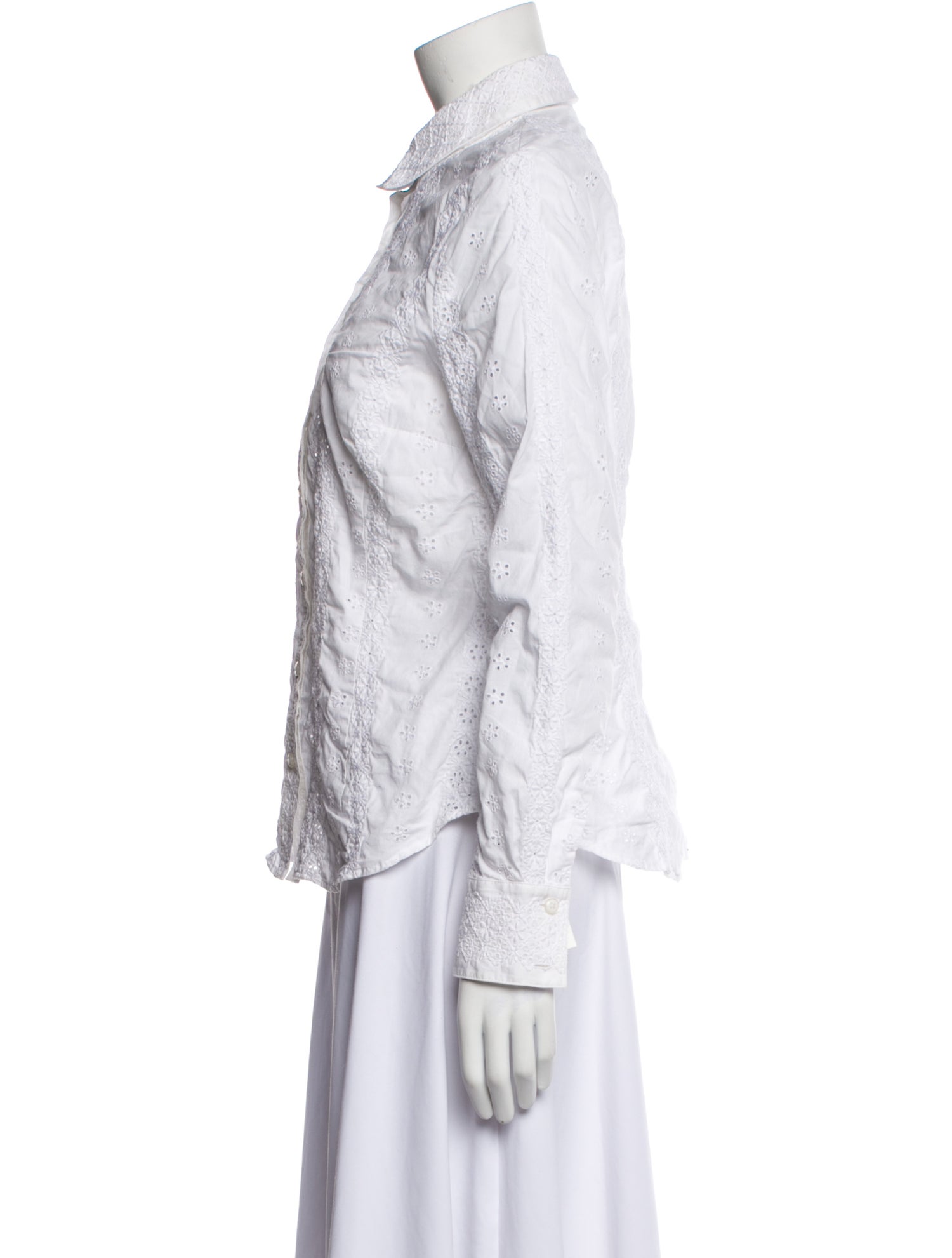 Lena Hoschek Long Sleeve Button-Up Top