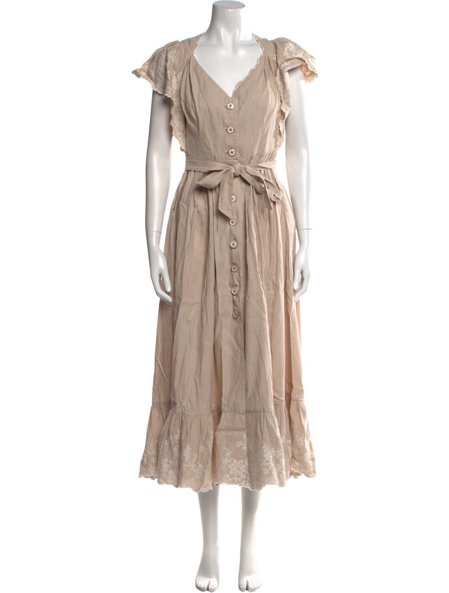 Lena Hoschek Linen Long Dress