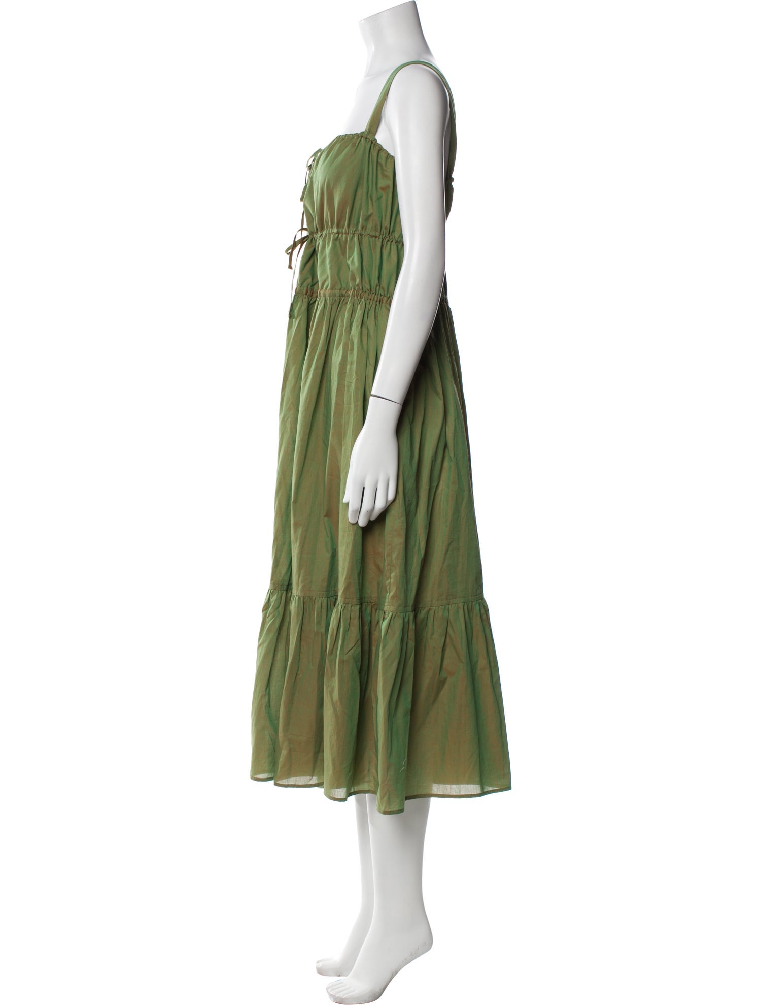 Lena Hoschek Square Neckline Long Dress