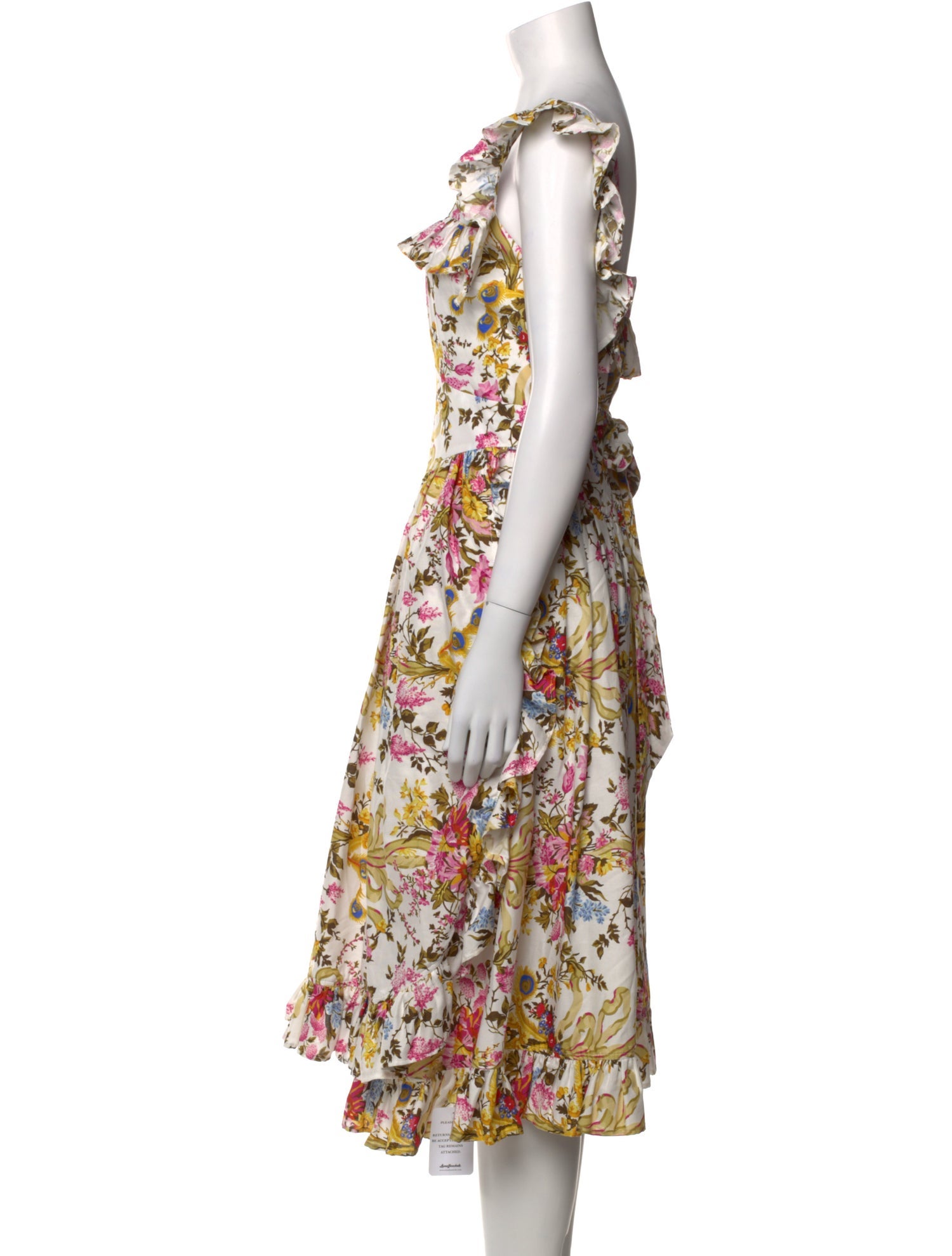 Lena Hoschek Floral Print Midi Length Dress