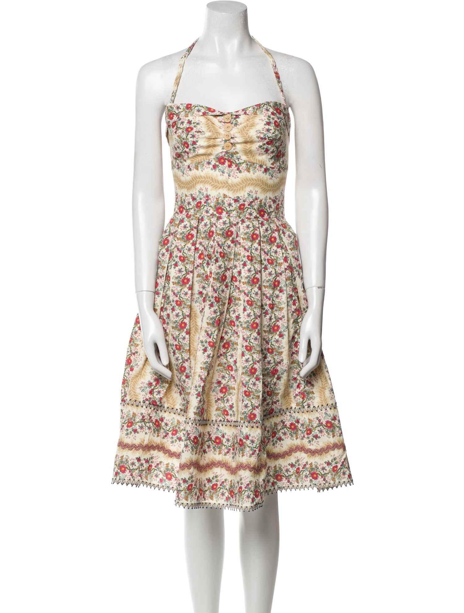 Lena Hoschek Floral Print Mini Dress