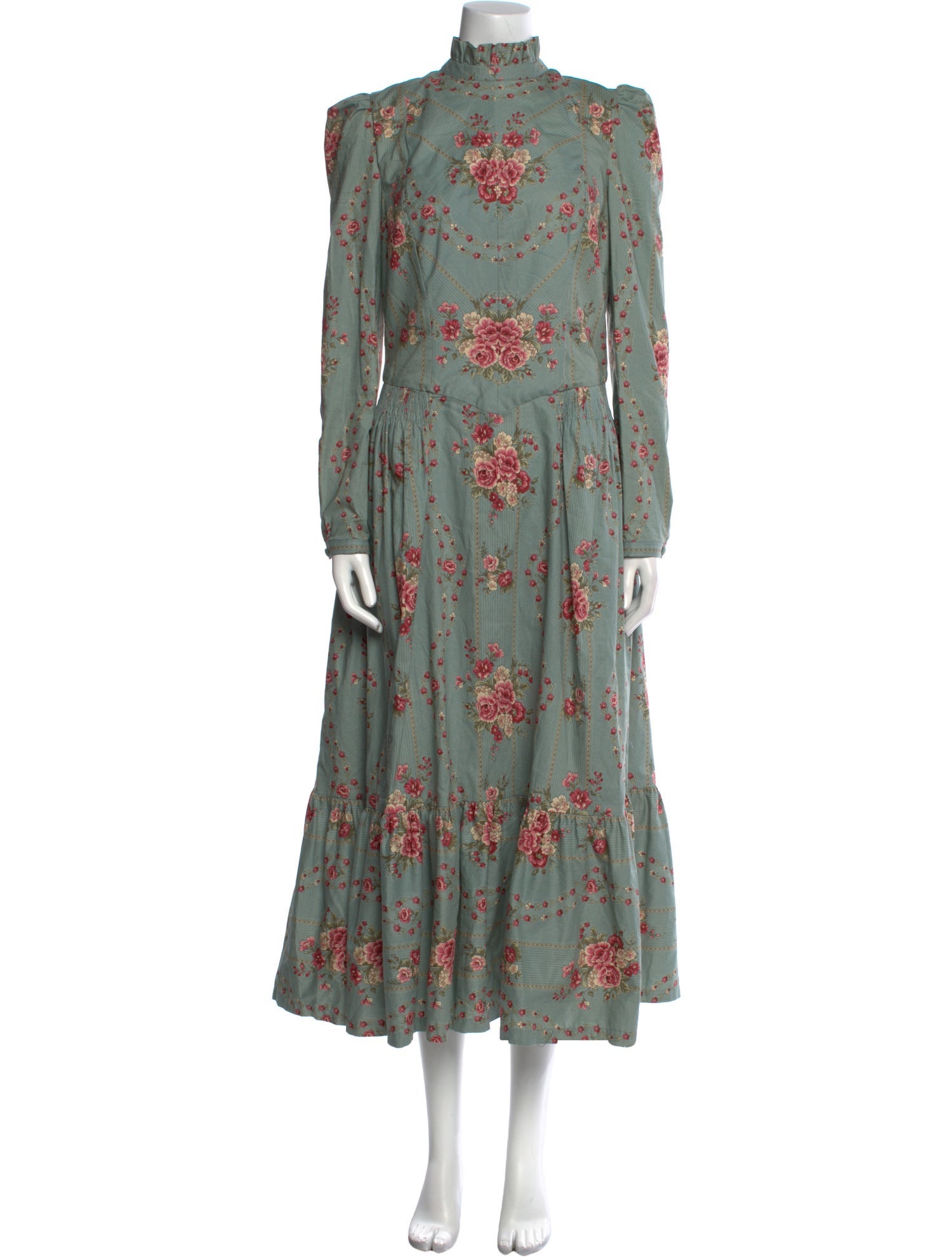 Lena Hoschek Floral Print Long Dress
