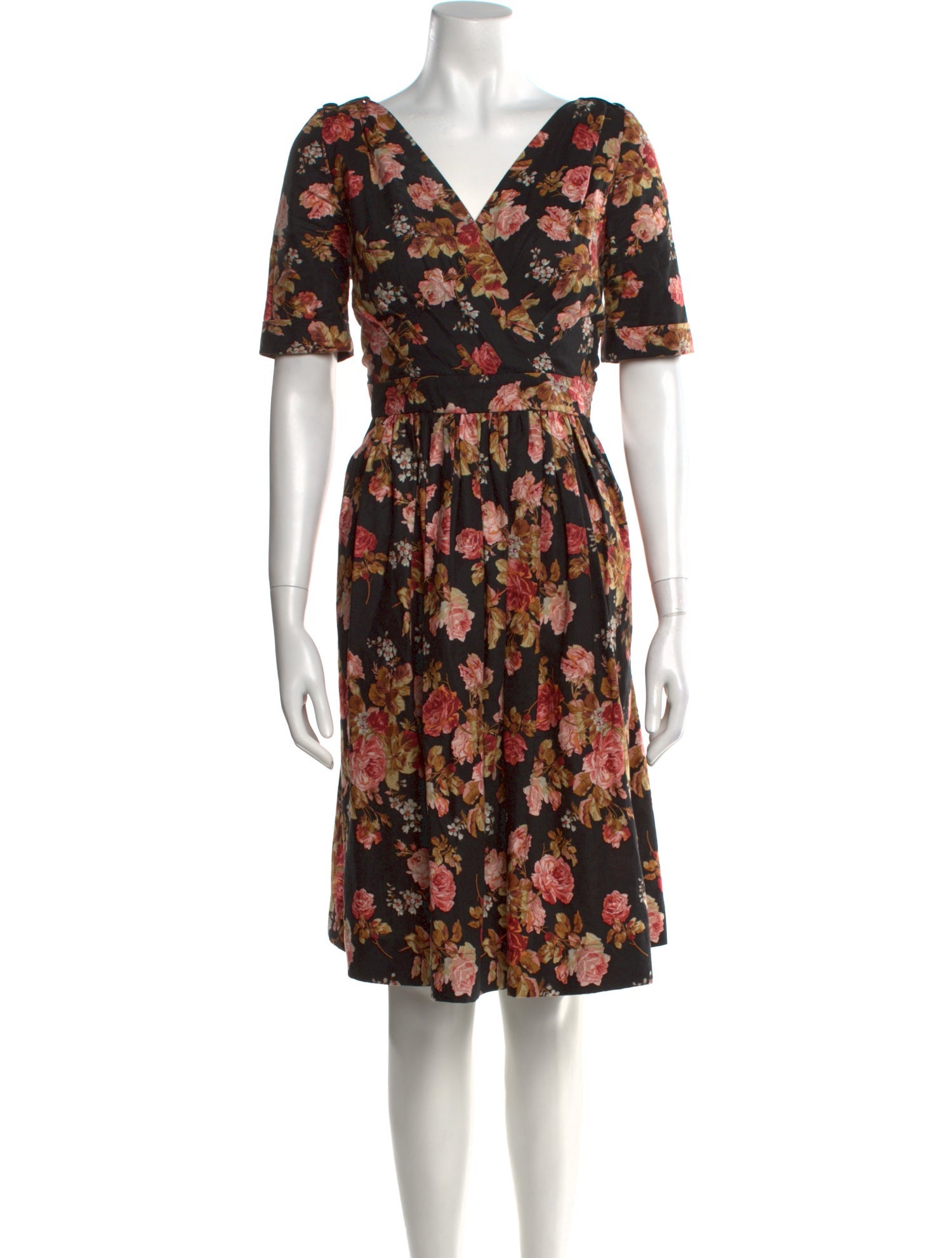 Lena Hoschek Floral Print Knee-Length Dress