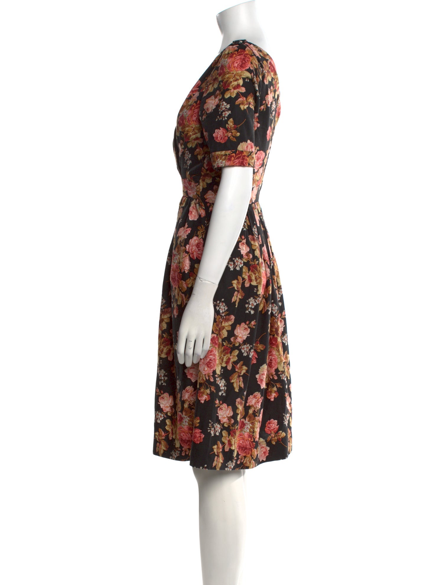 Lena Hoschek Floral Print Knee-Length Dress