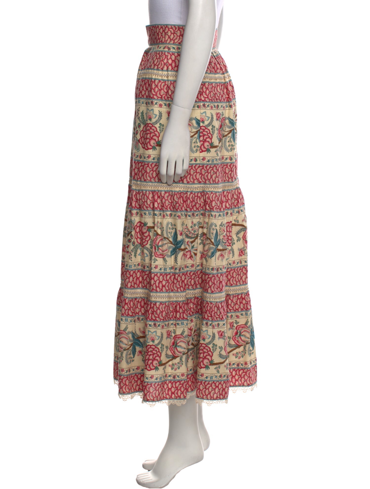 Lena Hoschek Printed Midi Length Skirt