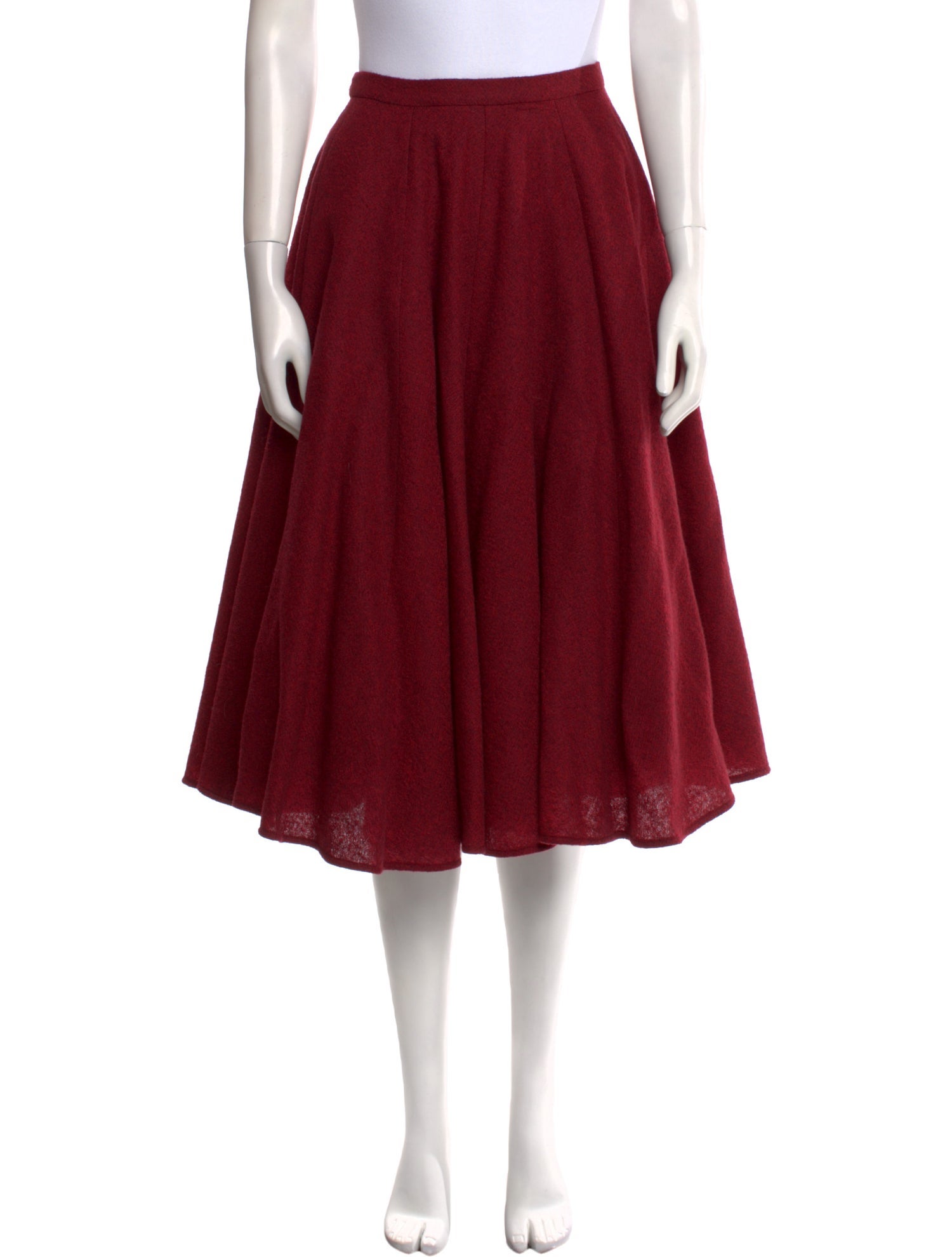 Lena Hoschek Virgin Wool Midi Length Skirt