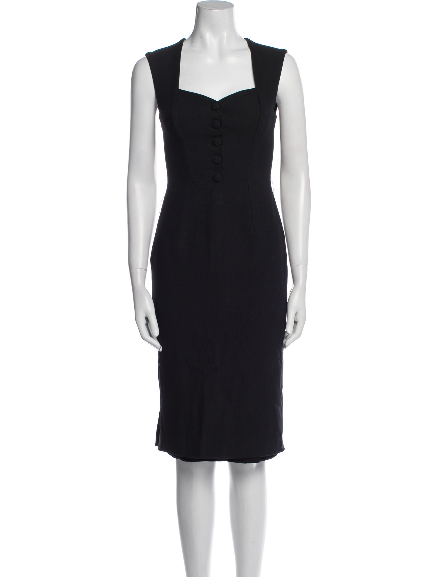 Lena Hoschek Square Neckline Knee-Length Dress