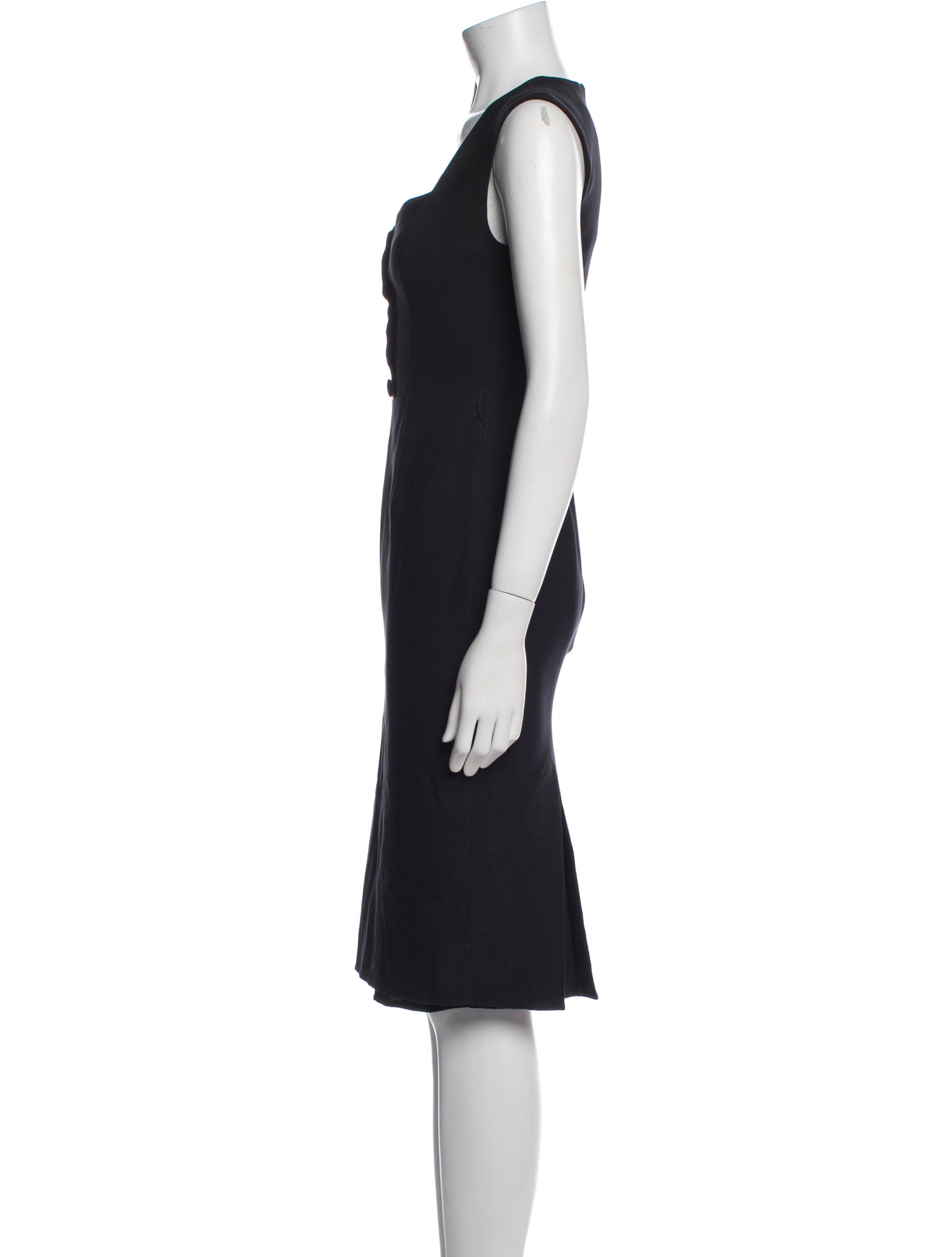 Lena Hoschek Square Neckline Knee-Length Dress