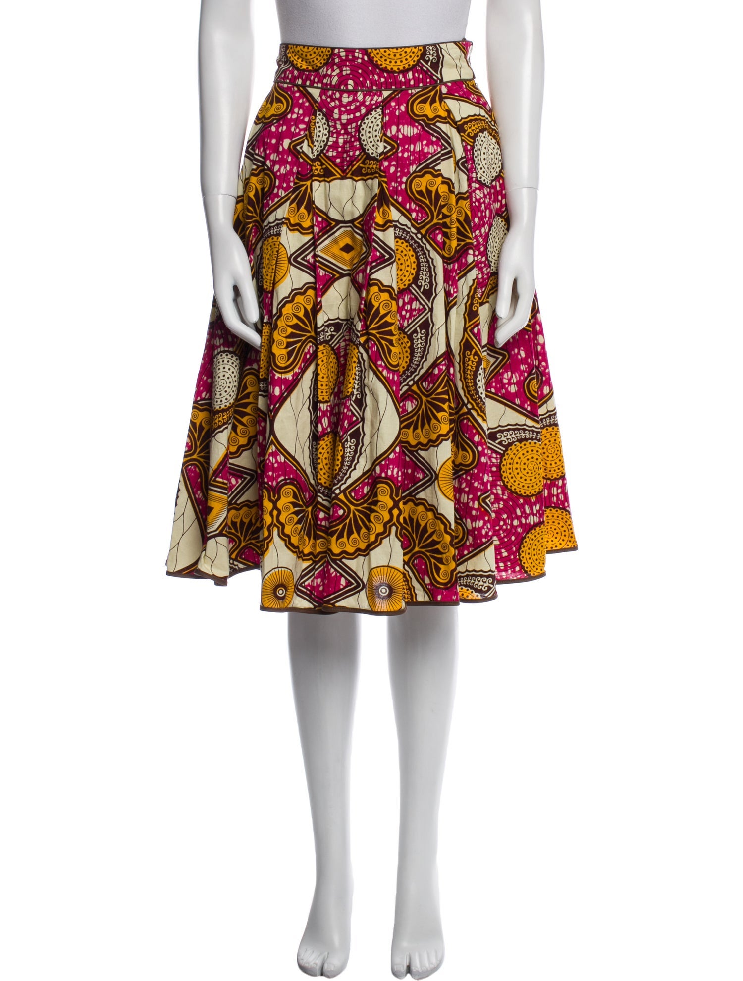 Lena Hoschek Printed Knee-Length Skirt w/ Tags