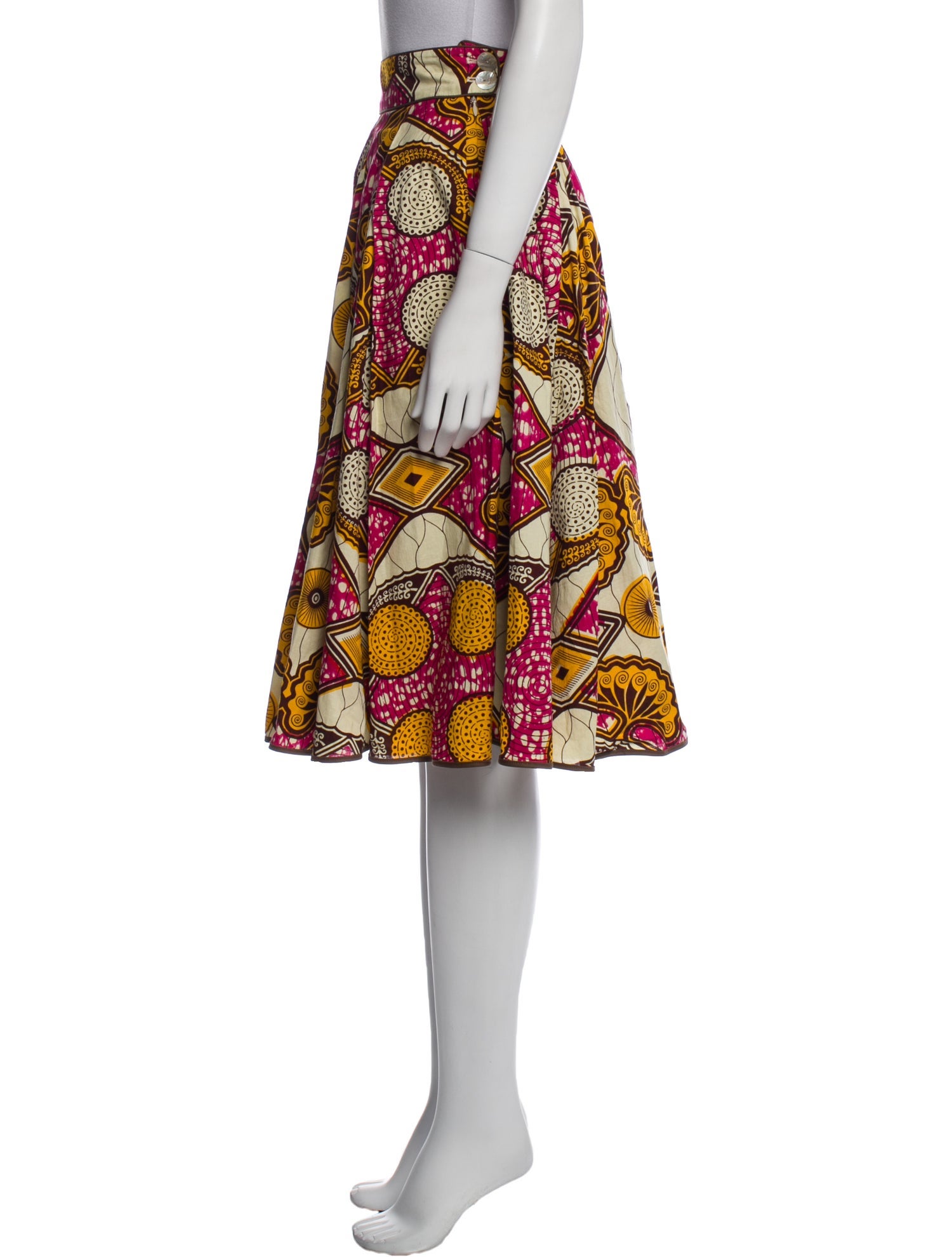 Lena Hoschek Printed Knee-Length Skirt w/ Tags