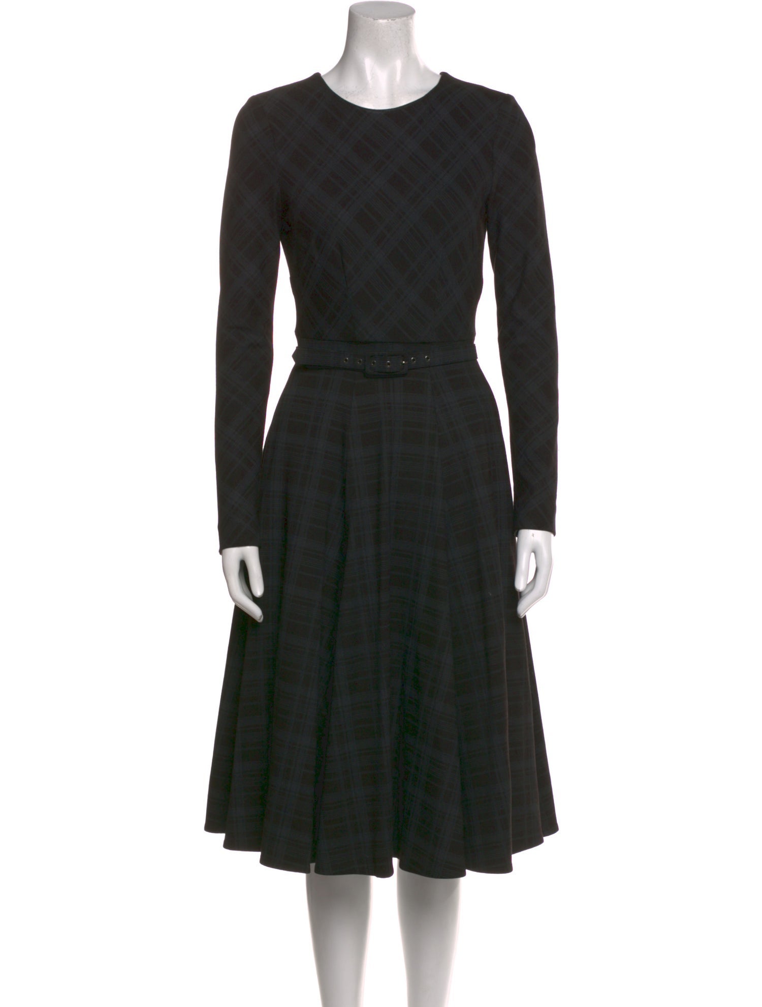 Lena Hoschek Crew Neck Midi Length Dress