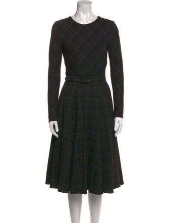 Lena Hoschek Crew Neck Midi Length Dress