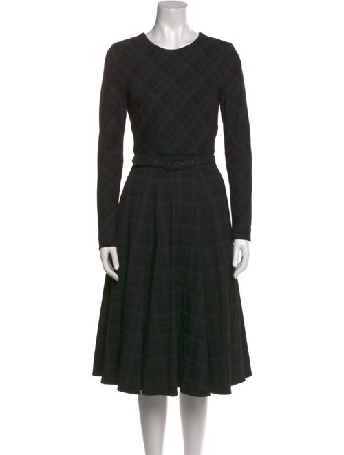 Lena Hoschek Crew Neck Midi Length Dress