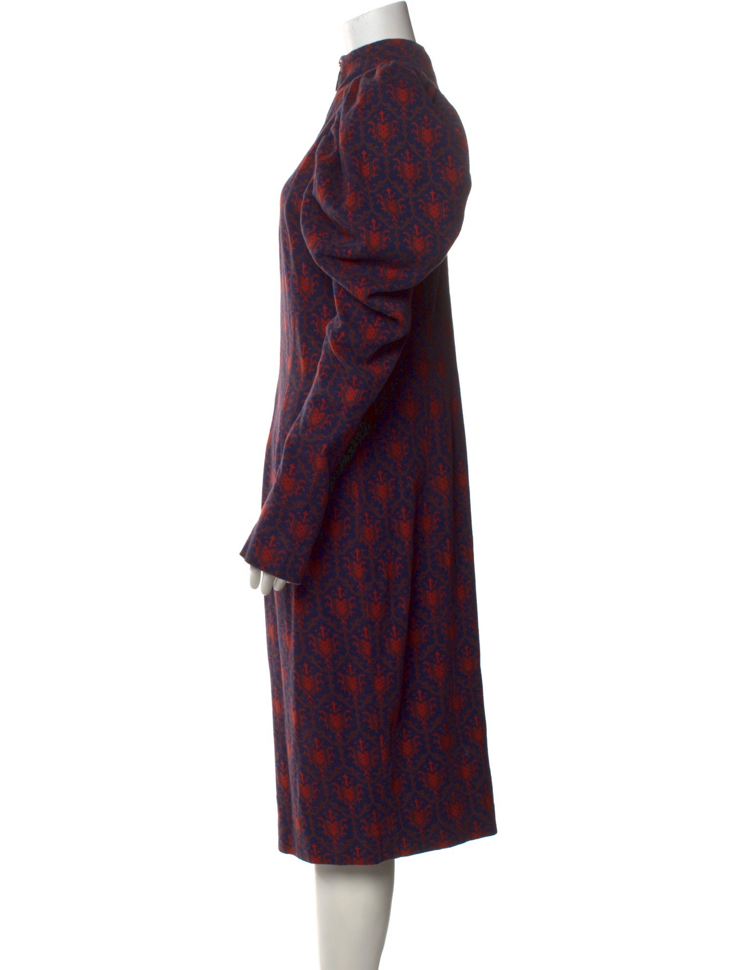 Lena Hoschek Floral Print Midi Length Dress