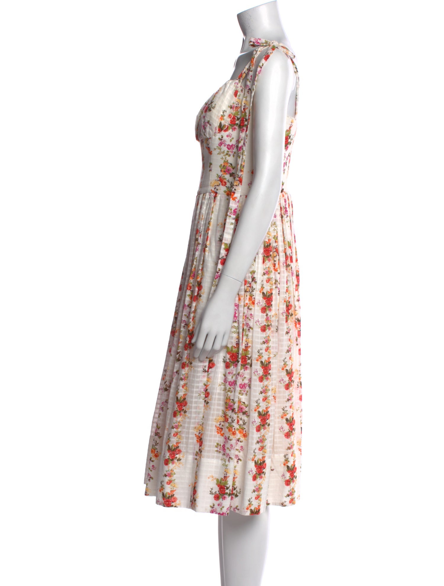 Lena Hoschek Floral Print Knee-Length Dress