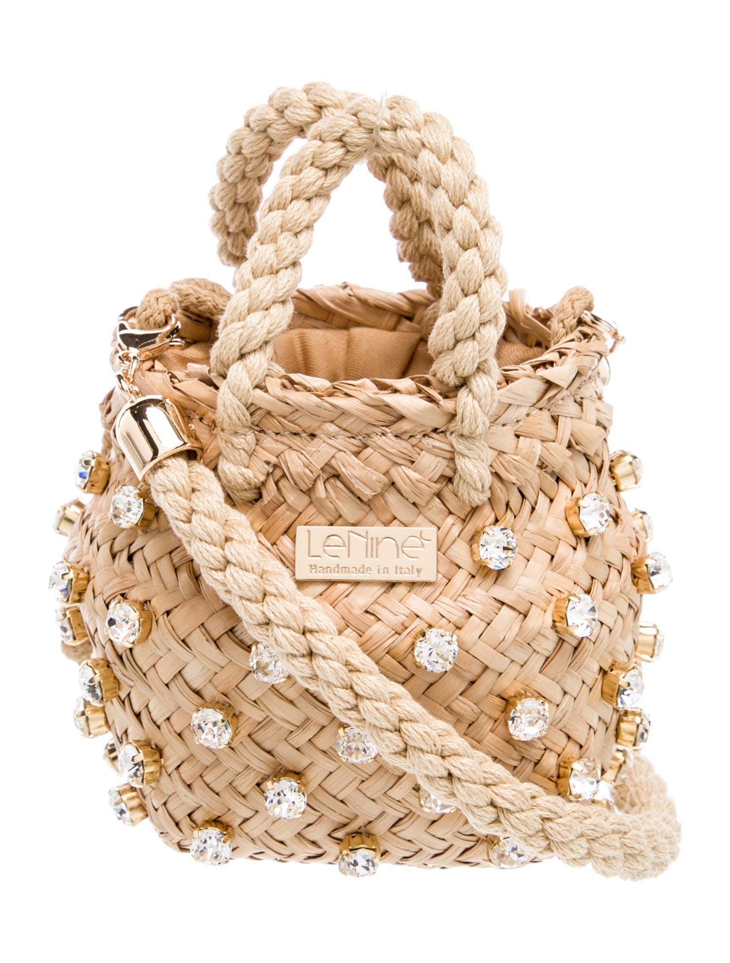 Le Nine Straw Crossbody Bag