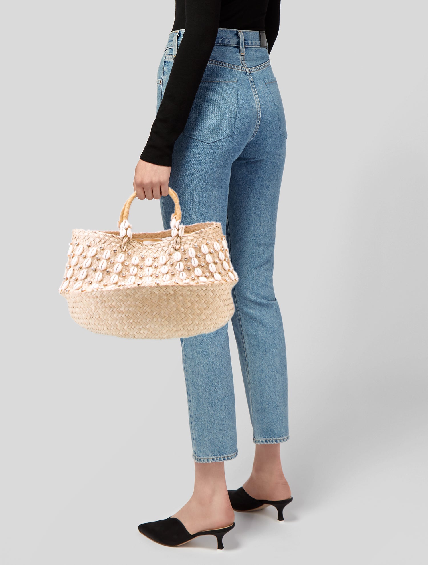 Le Nine Straw Evening Bag
