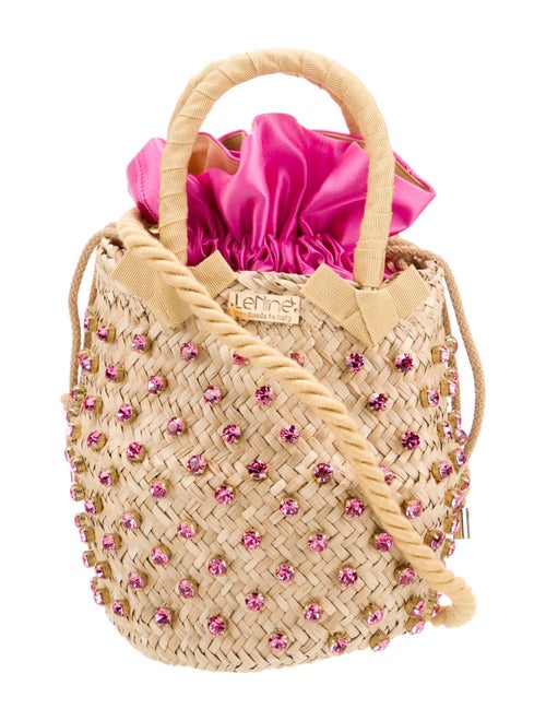 Le Nine Straw Bucket Bag