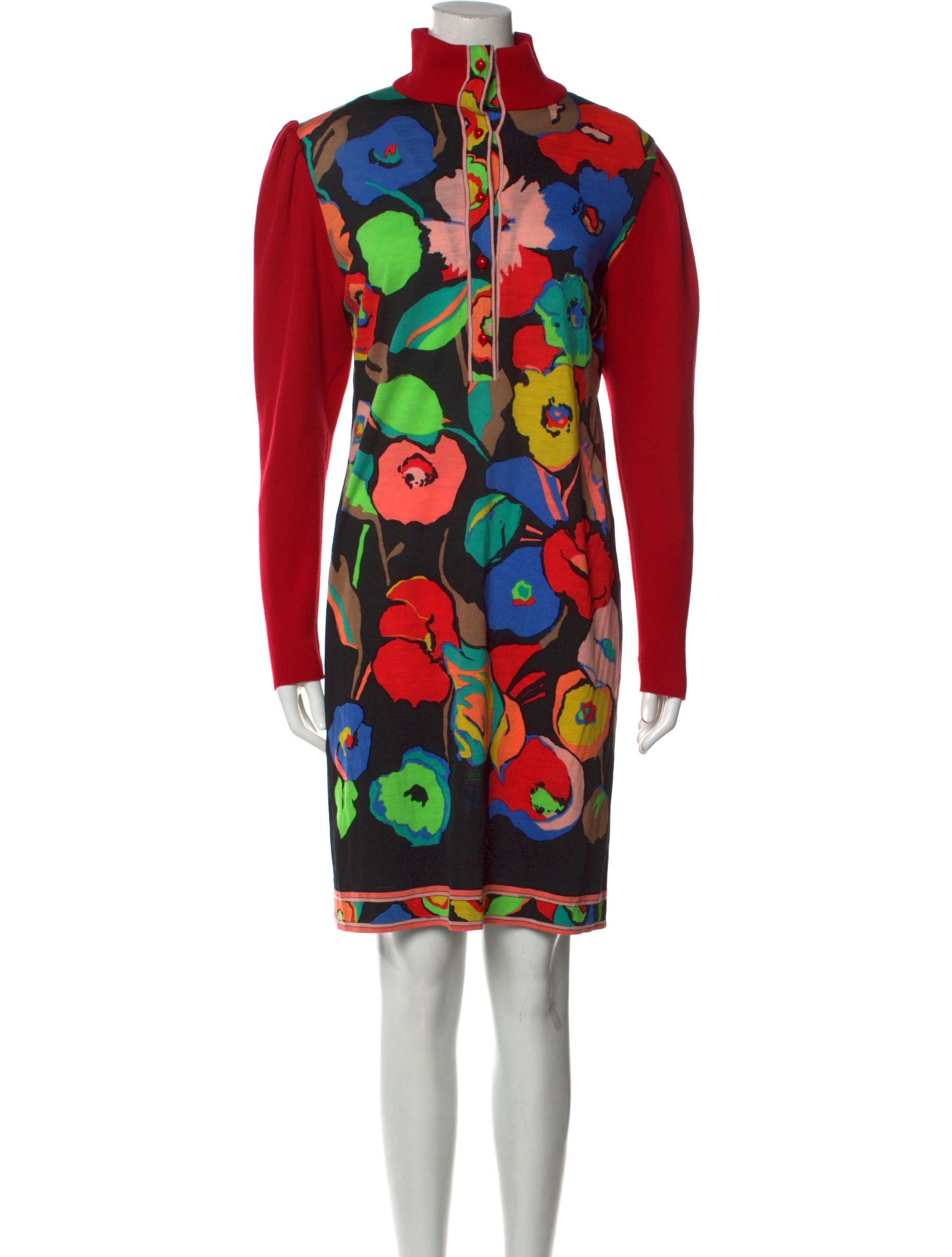 Leonard Vintage Knee-Length Dress