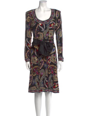 Leonard Dresses Vintage Knee-Length Dress S