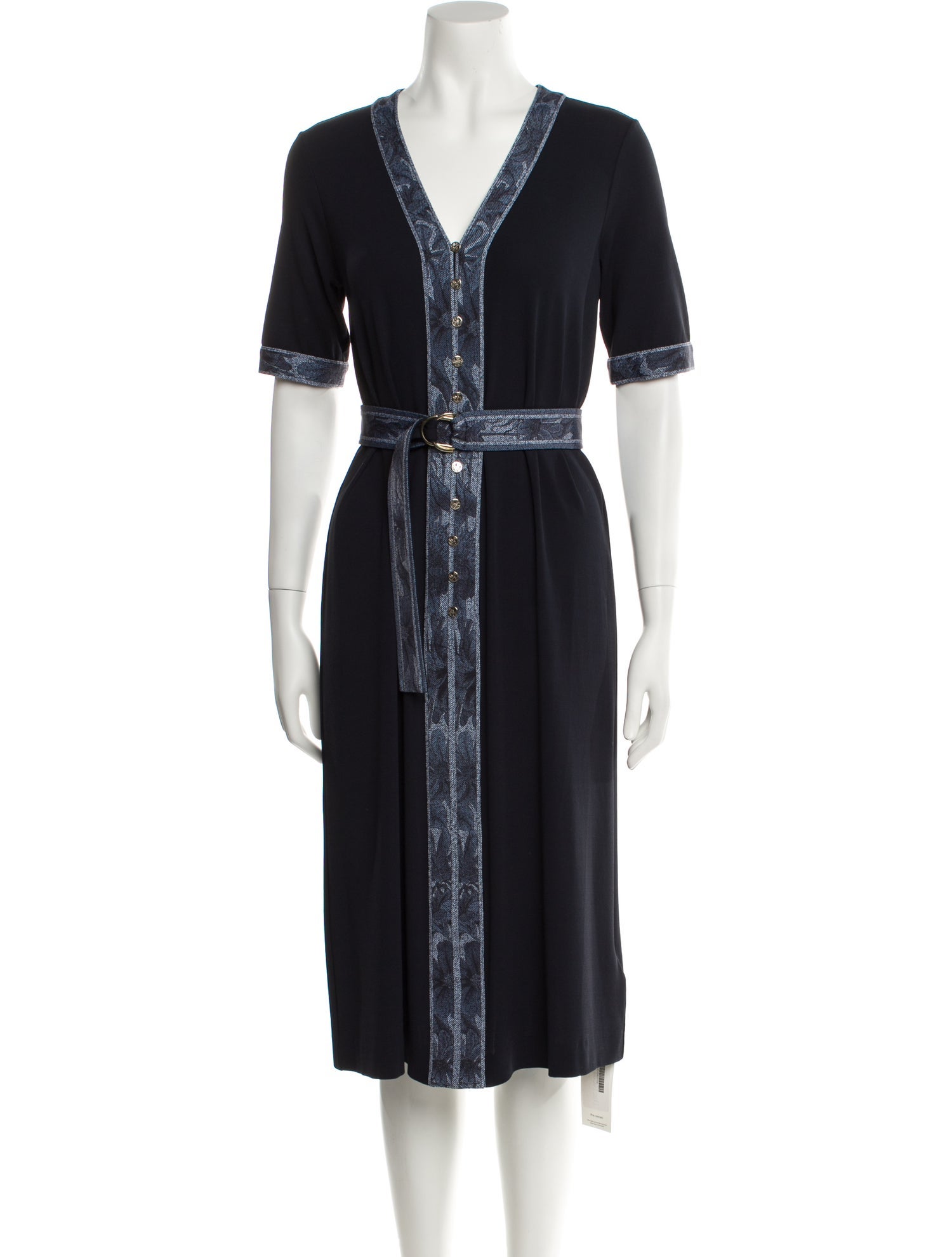 Leonard V-Neck Midi Length Dress