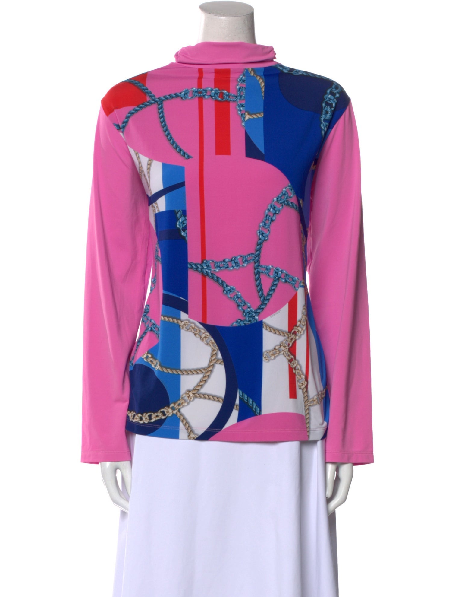 Leonard Graphic Print Mock Neck Sweatshirt