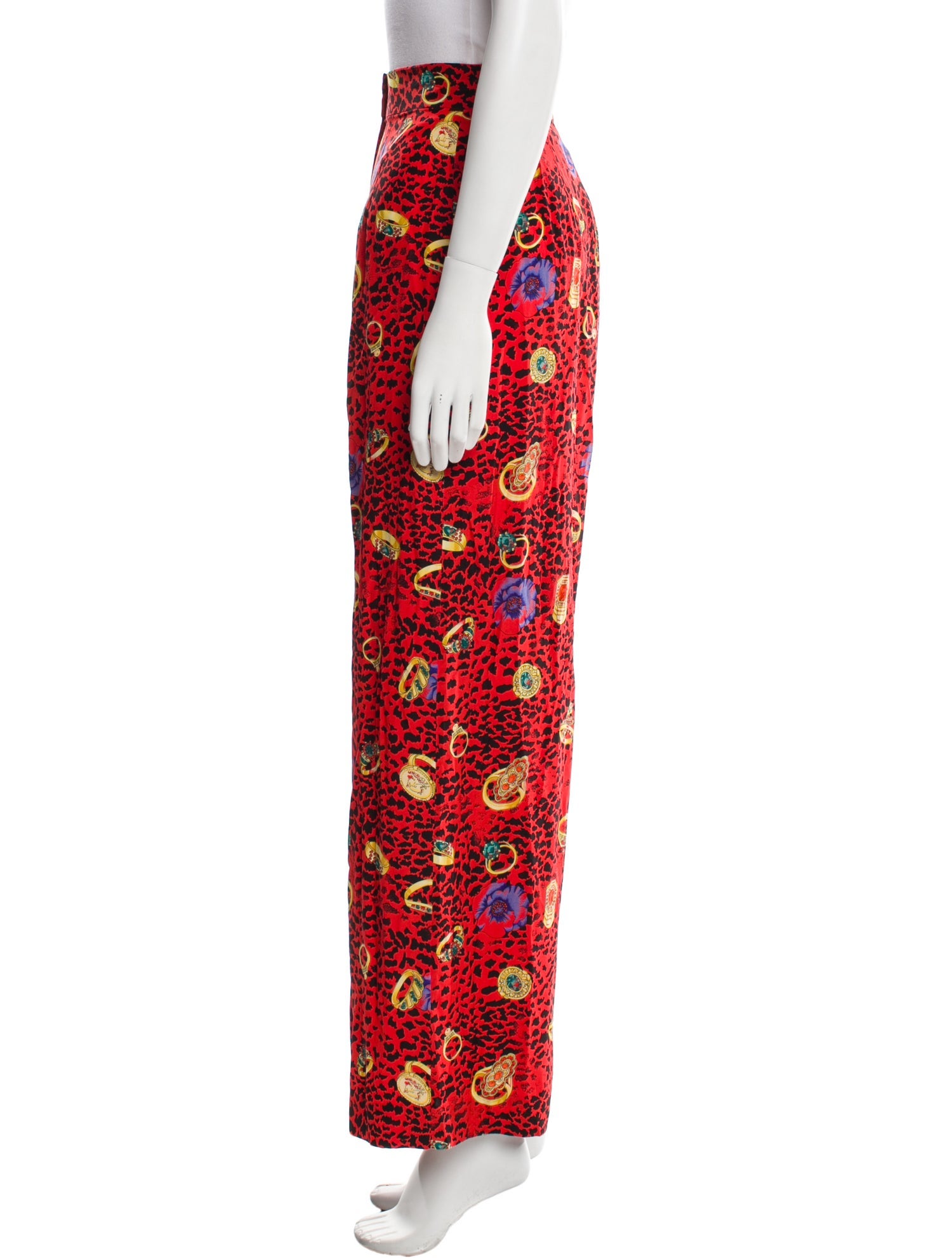 Leonard Animal Print Wide Leg Pants