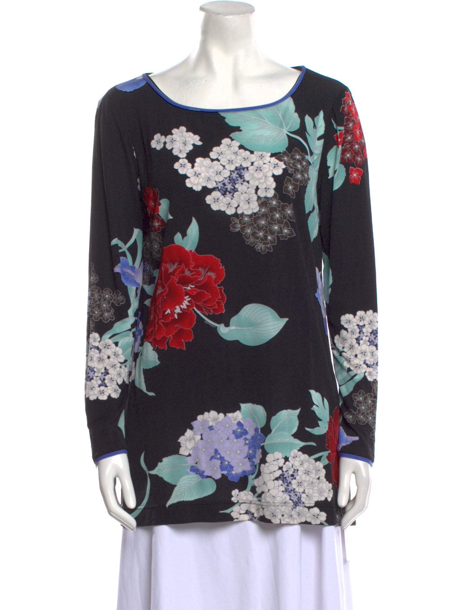 Leonard Silk Floral Print Tunic