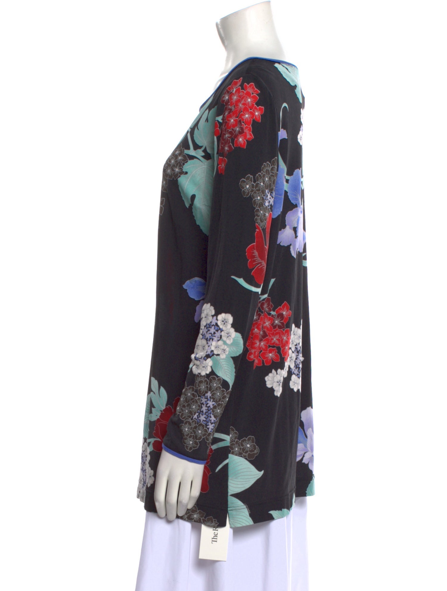 Leonard Silk Floral Print Tunic