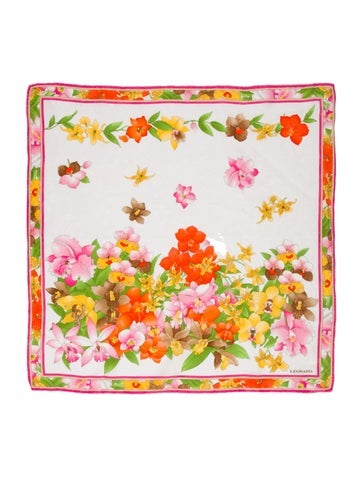 Leonard Scarves and Shawls Floral Print Scarf