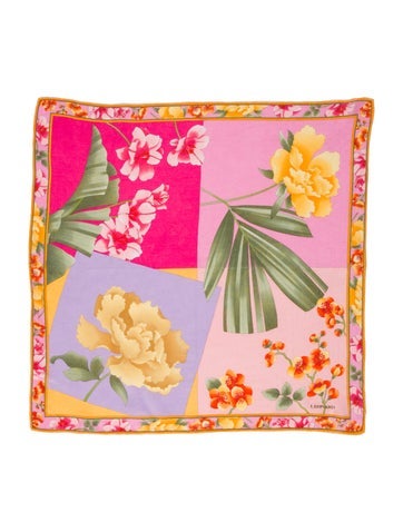 Leonard Scarves and Shawls Floral Print Scarf