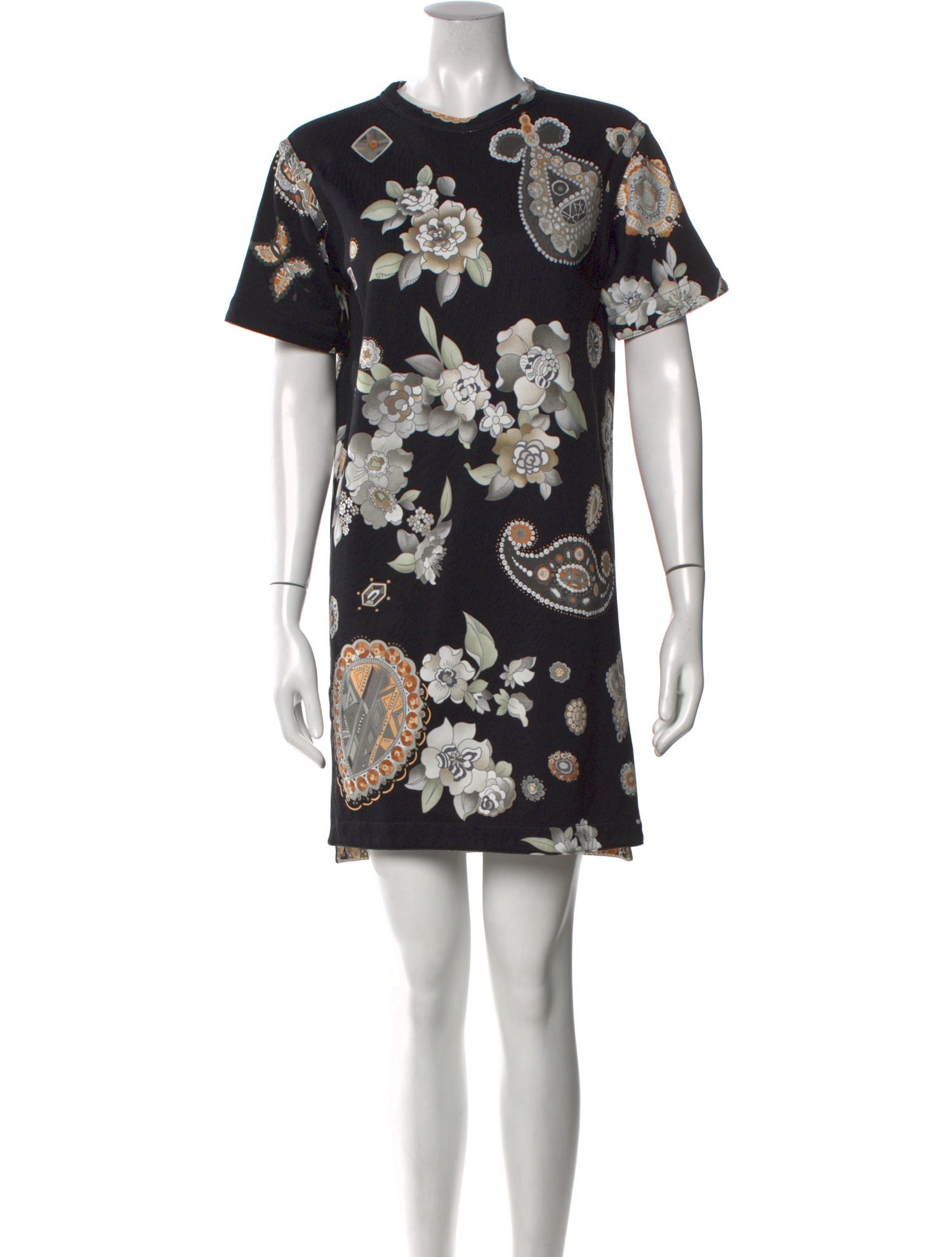 Leonard Floral Print Mini Dress