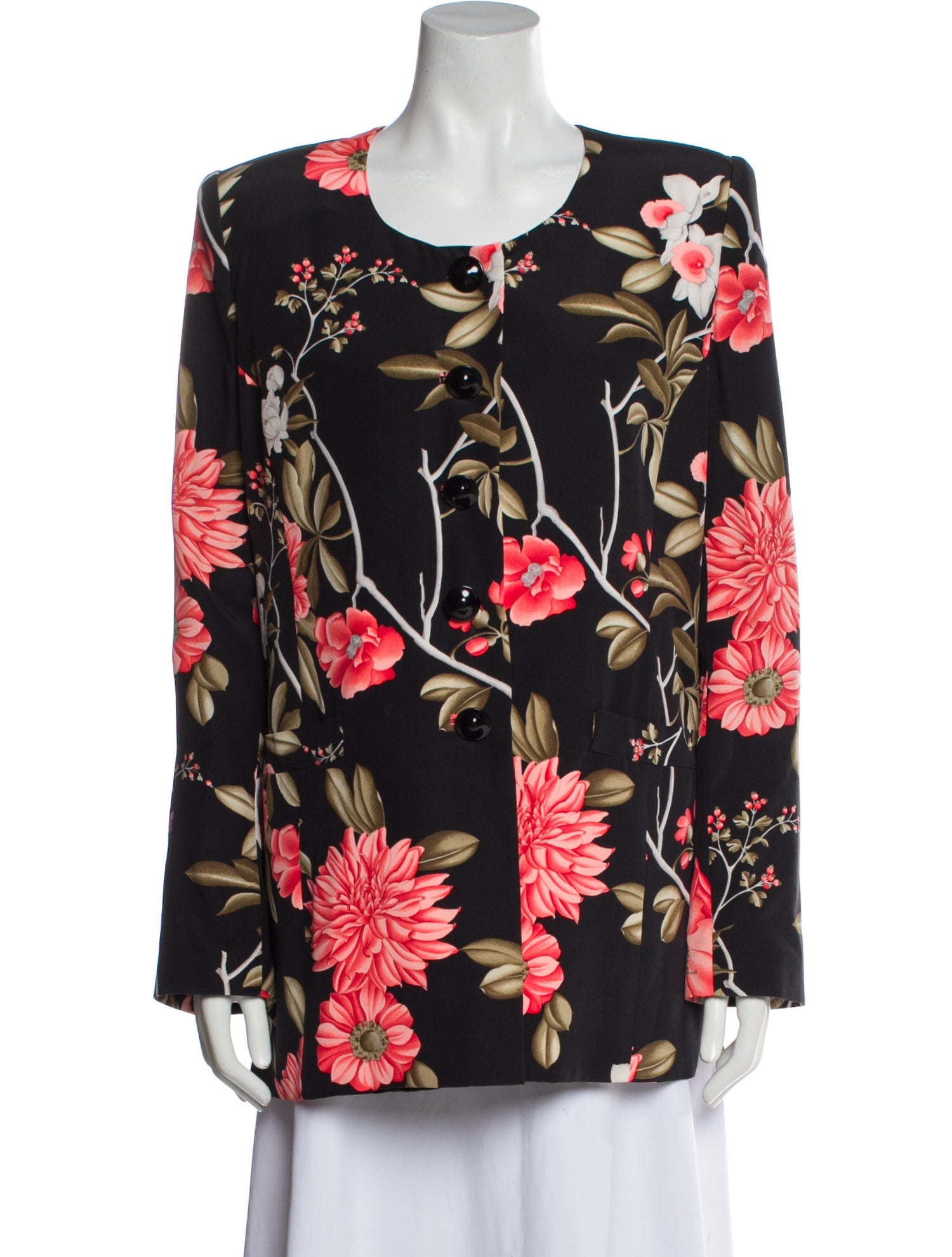 Leonard Floral Print Evening Jacket