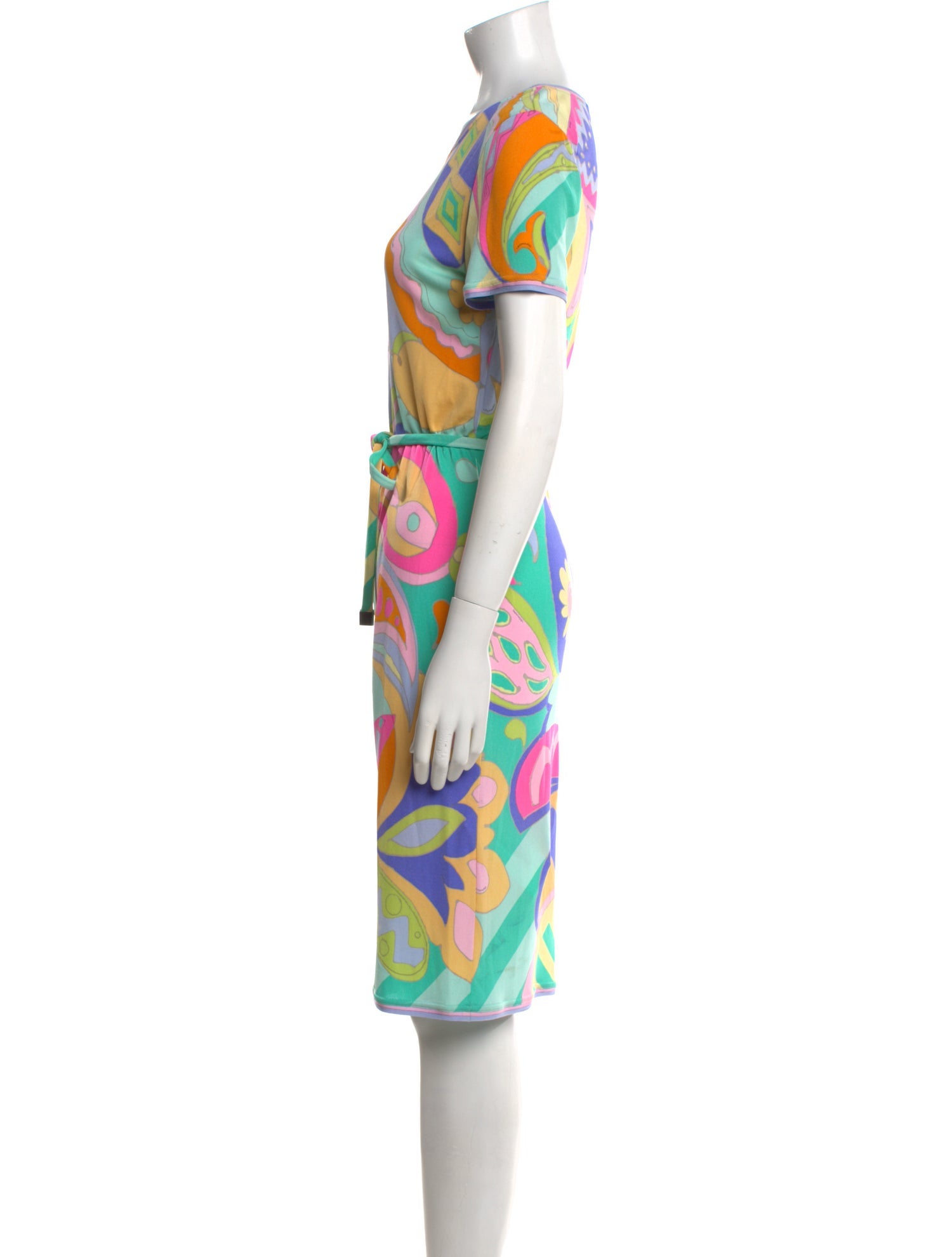 Leonard Silk Knee-Length Dress