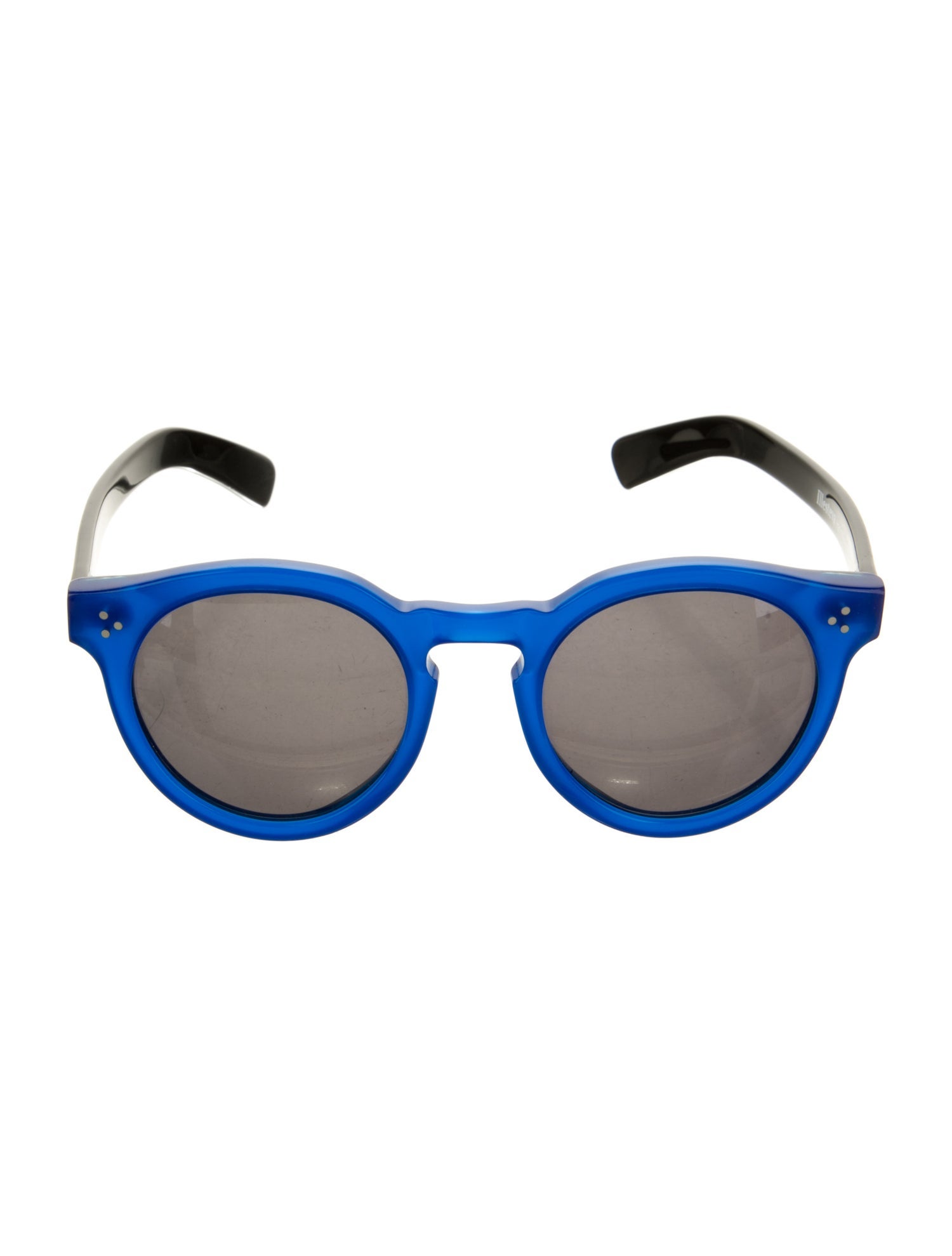 Illesteva Thin Preppy Oversize Sunglasses