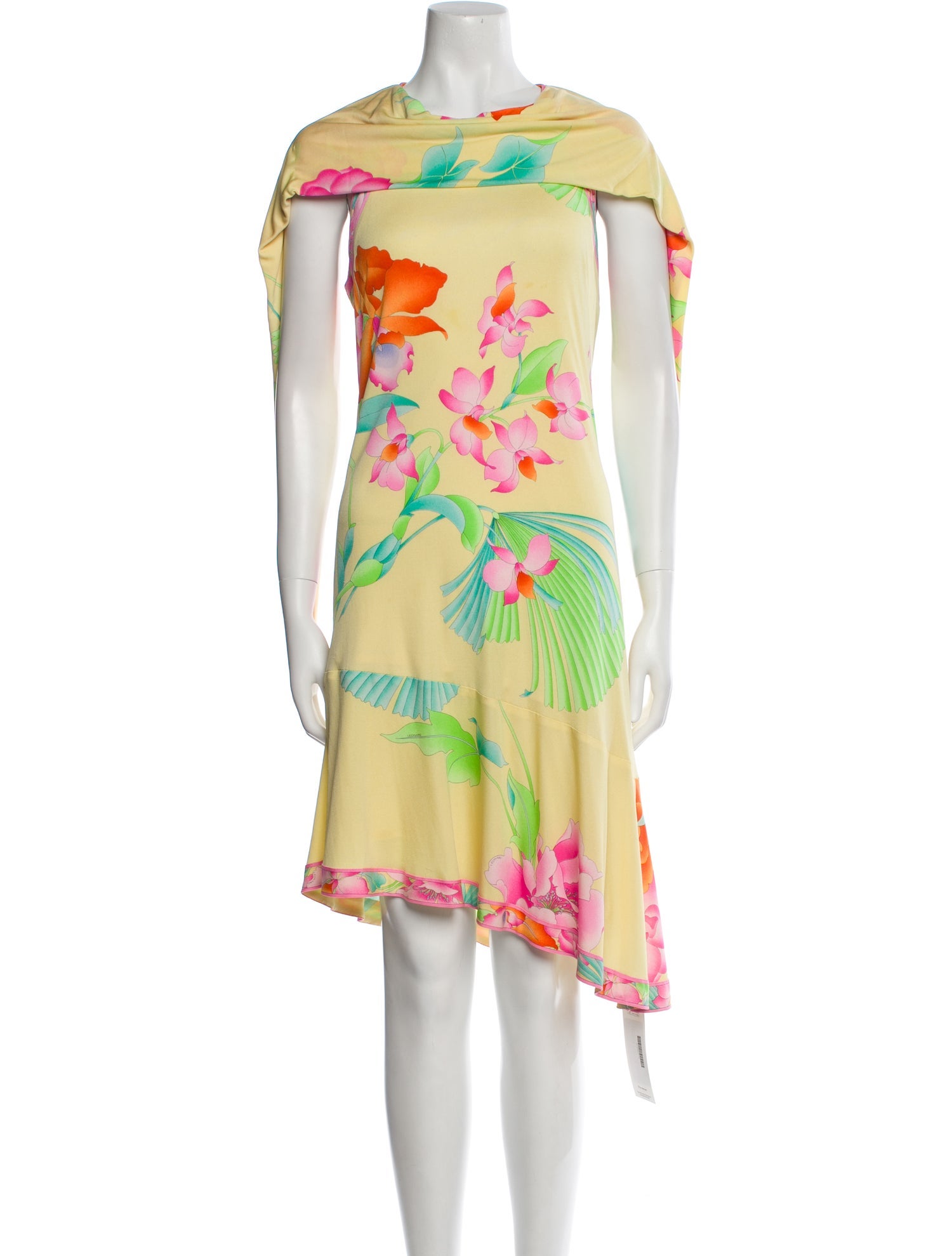 Leonard Silk Knee-Length Dress