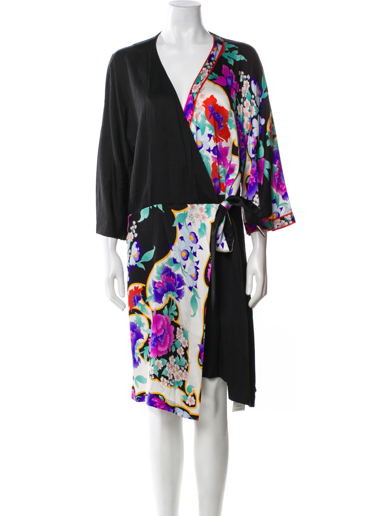 Leonard Floral Print Knee-Length Dress