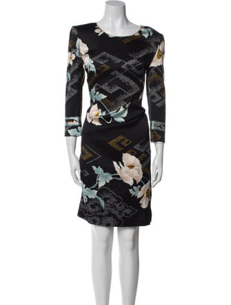 Leonard Silk Knee-Length Dress