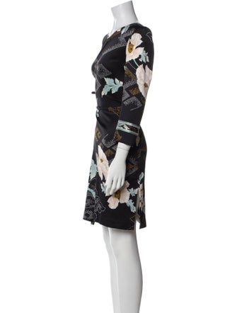 Leonard Silk Knee-Length Dress